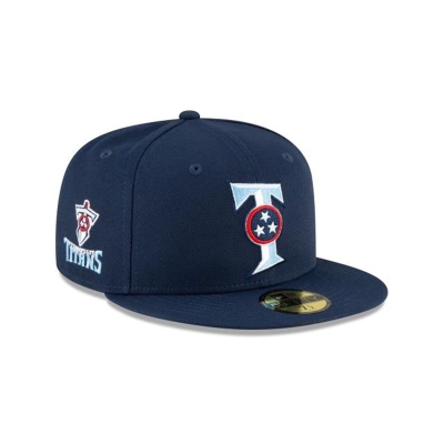 Tennessee Titans Gorra | New Era NFL Logo Mix 59fifty Fitted Cap Mexico - Azules